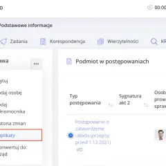 Menu kontekstowe z opcją "Duplikaty" - przydatne, gdy chcesz wiedzieć, jak usunąć duplikaty w Excelu, ale tutaj dotyczy danych firmy.