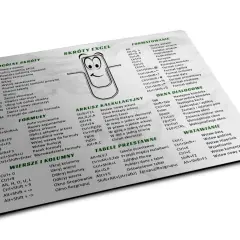 Lista skrótów klawiszowych Excel, ułatwiająca pracę z arkuszem.