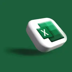 Ikona Excela unosząca się nad zielonym tłem. Dowiedz się, jak filtrować w Excelu, aby efektywnie zarządzać danymi.