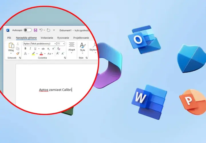 Jak wgrać czcionkę do Worda? Widok okna programu Word z menu czcionek.