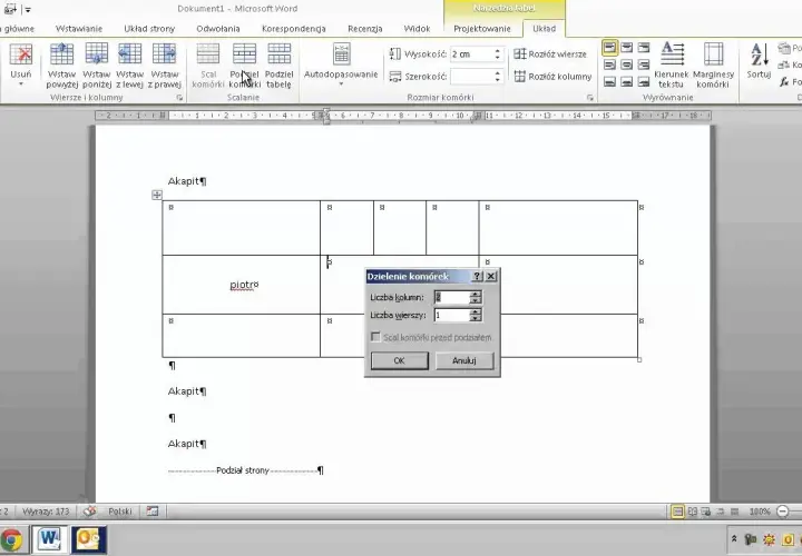 Jak rozdzielić tabelę w Wordzie i uniknąć frustracji z formatowaniem