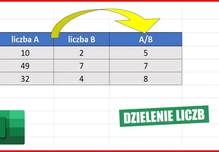 Jak zrobić dzielenie w Excelu - uniknij najczęstszych błędów i problemów