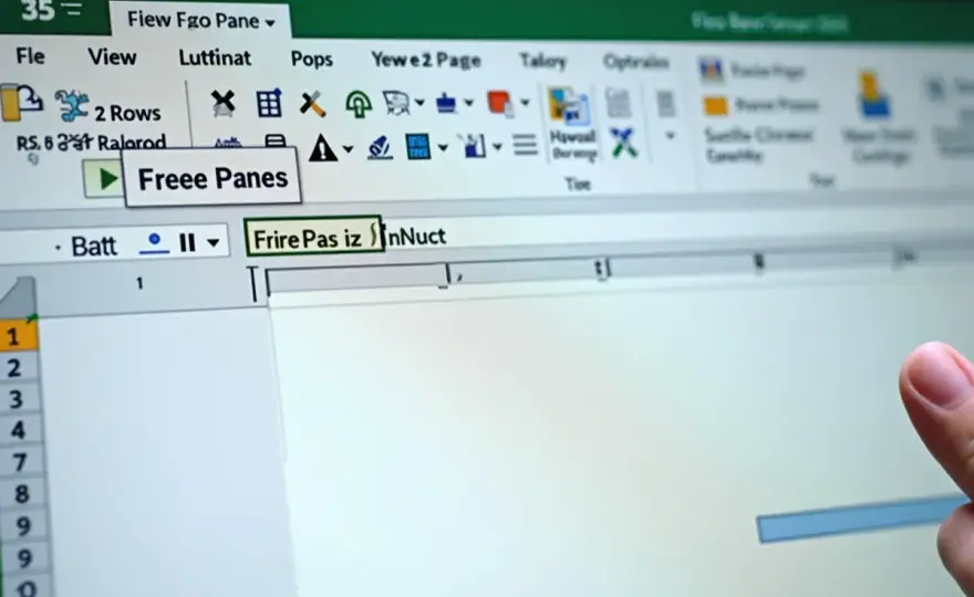Jak przypiąć wiersz w Excelu? Zablokuj okienka - prosty poradnik