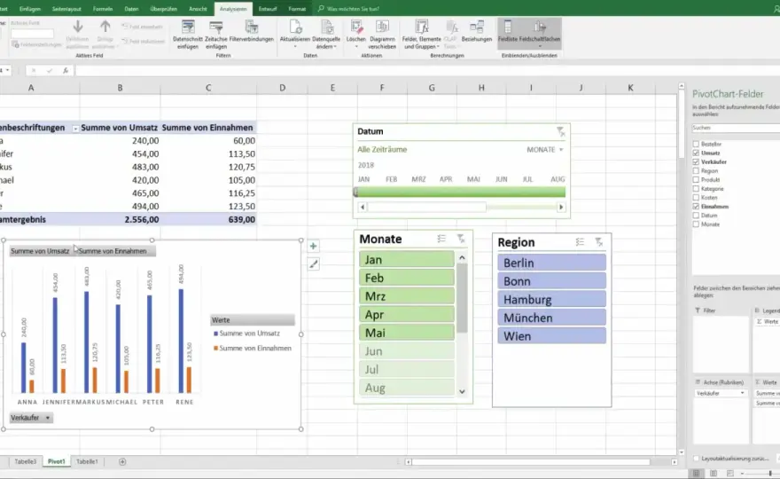 Wykres przestawny Excel - Tworzenie i analiza krok po kroku