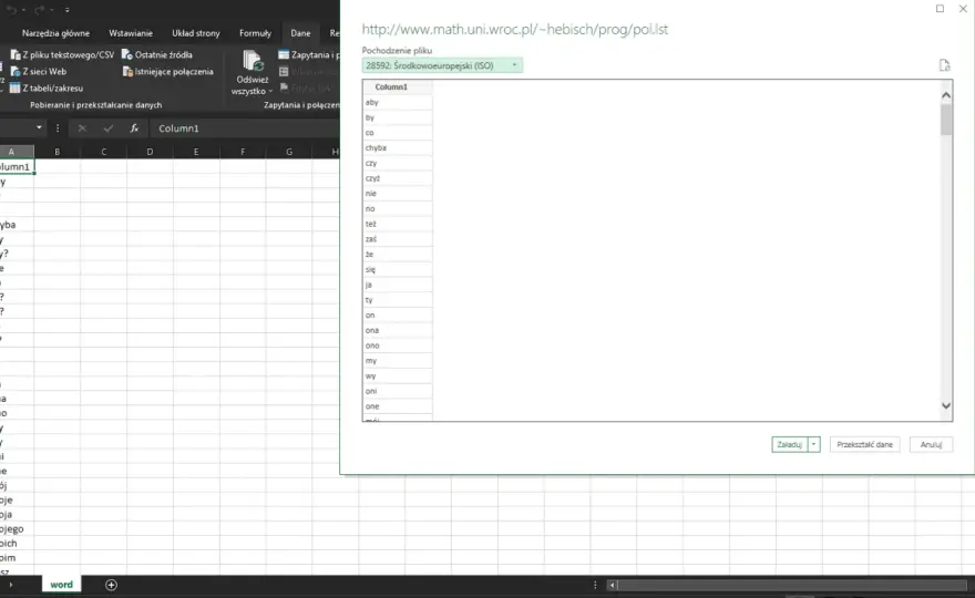 Excel do CSV - Jak zapisać dane z polskimi znakami i separatorem?