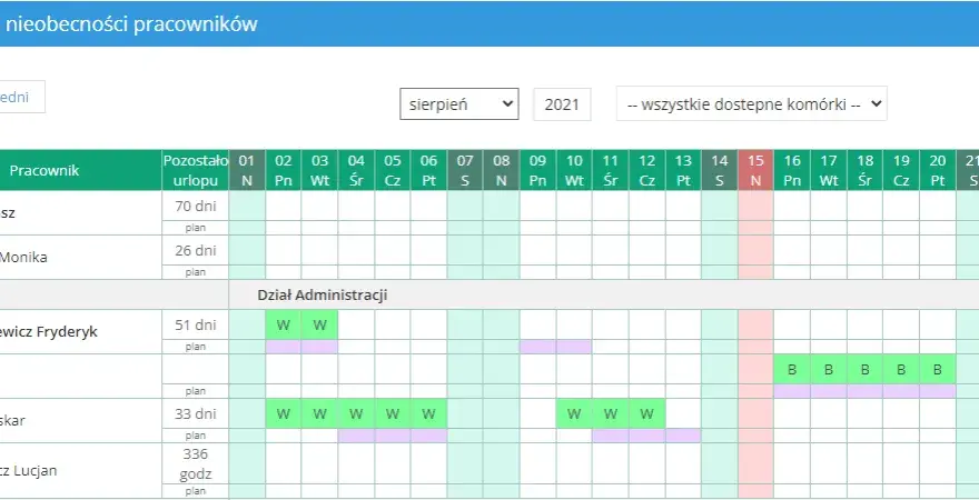 Jak zrobić plan urlopów w Excelu - proste kroki i przydatne szablony